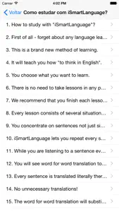 Inglês do cotidiano screenshot #2 for iPhone