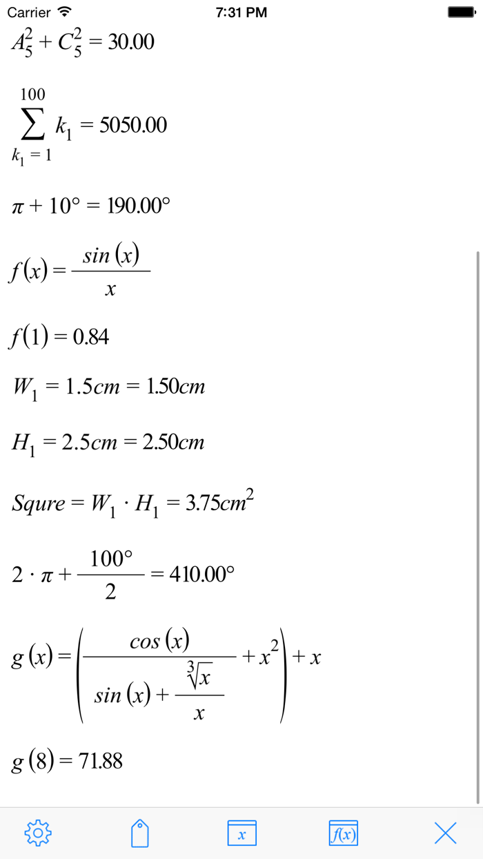 Formula Calc - Reimagined the Calculator
