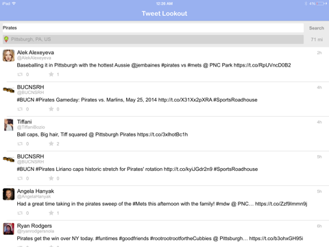 Screenshot #4 pour Tweet Lookout - Search Tweets by Location