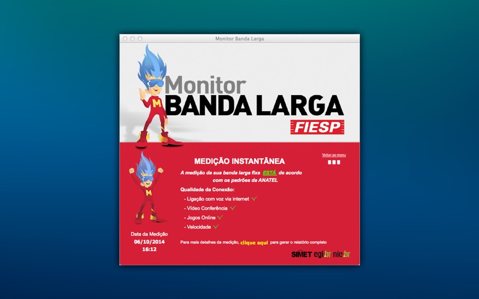 #1. Monitor Banda Larga (macOS) Podle: NIC.br