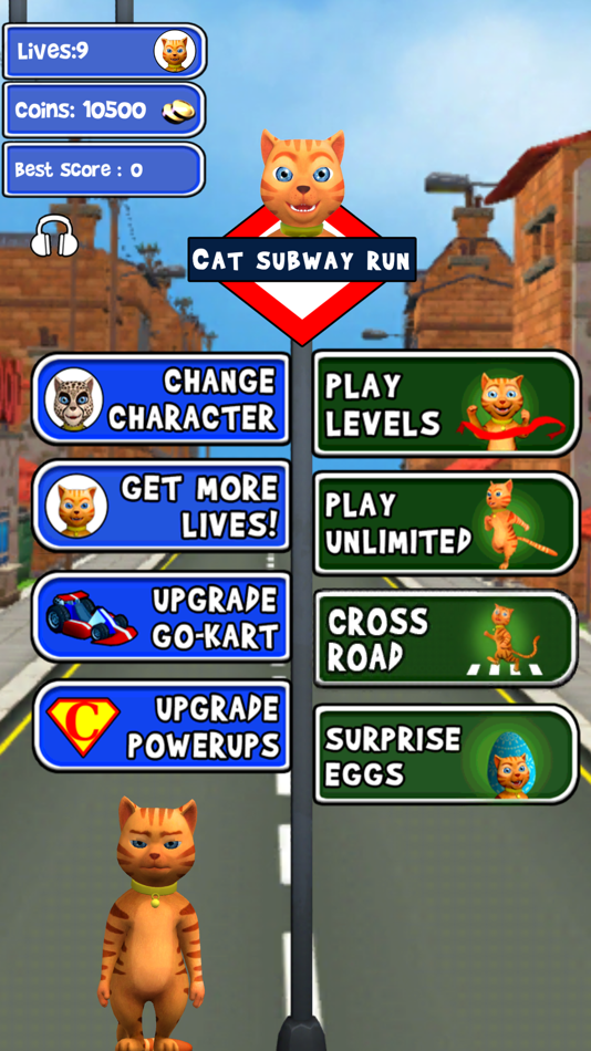 #1. Cat Subway Run: Leo Cat vs Dog (iOS) Podle: Wonderful Games AG