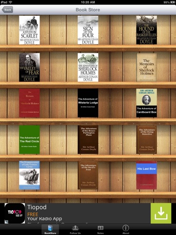 Detective Fiction Collection  for iPad screenshot 3