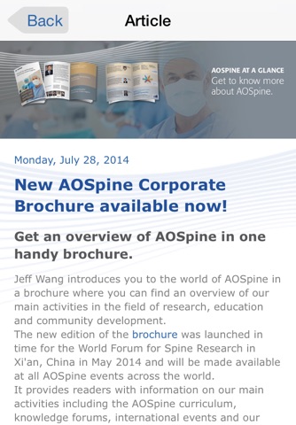 AOSpine News screenshot 3