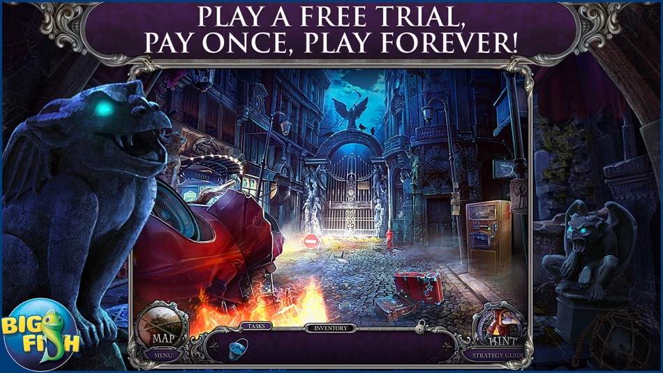#1. Mystery Trackers: Blackrow's Secret - A Hidden Object Detective Game (iOS) By: Big Fish Games, Inc