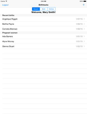Screenshot #5 pour BirthTracks Mobile