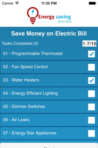 Energy Saving Guide screenshot 2