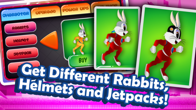Screenshot #3 pour A Super Hero Rabbit Dash Jump Flying Fun Race Game