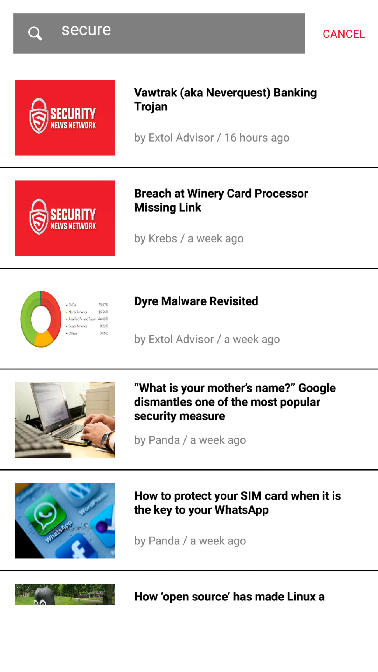 SNN - Security News Network