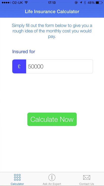 Life Insurance UK Calculator