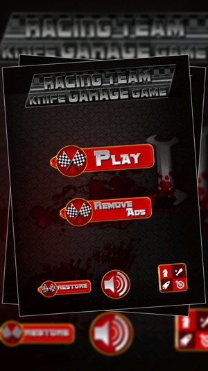 Racing Team Knife Garage Game : The Race