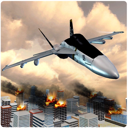 Jet Fighter City Attack iOS App