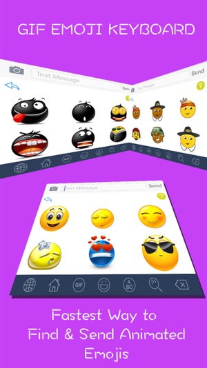 GIF Emoji Keyboard -  New 5000 + Animated 3D Emoticons Keybo(圖2)-速報App