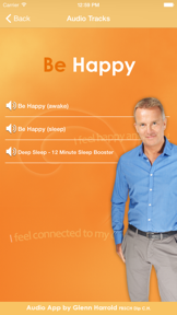 Be Happy - Hypnosis Audio by Glenn Harrold screenshot