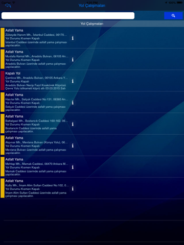 ABB Trafik iPad screenshot 4 - Navigation app