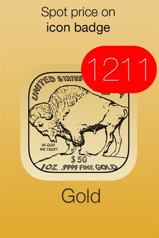 Gold Price Watch FREE - with live widget screenshot 4