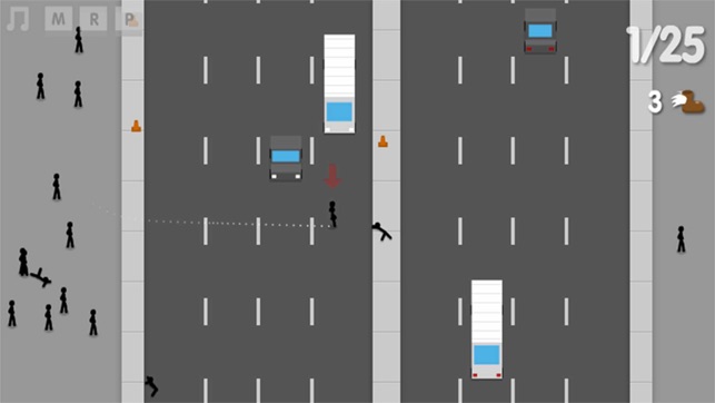 Cross The Road - Stickman Edition(圖2)-速報App