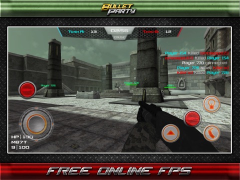 Screenshot #6 pour AAA Bullet Party - Online first person shooter (FPS) Best Real-Time Multip-layer Shooting Games