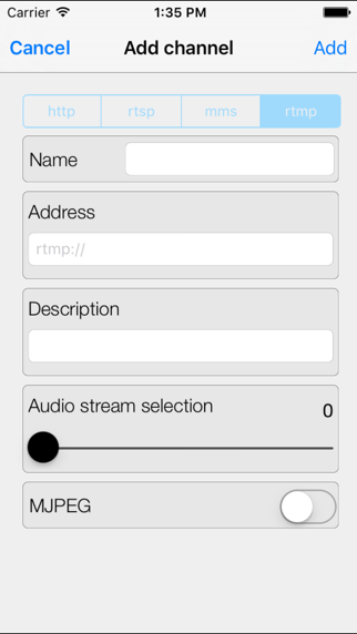 Screenshot #2 pour Audio Video Stream Player Free