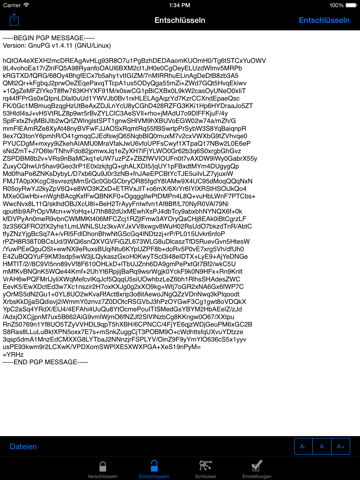secumail ipad bildschirmfoto 1