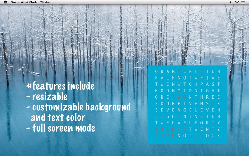 Screenshot #2 pour Simple Word Clock