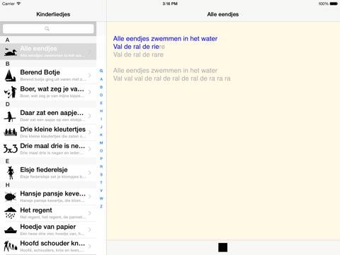 Screenshot #5 pour kinderliedjes
