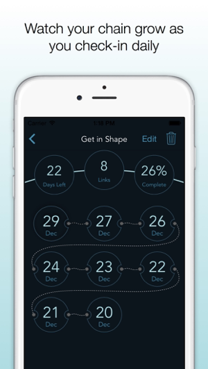 ‎Habit Chain - Don't Break the Chain! Screenshot