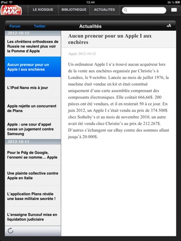 Avosmac pour iPad screenshot 2