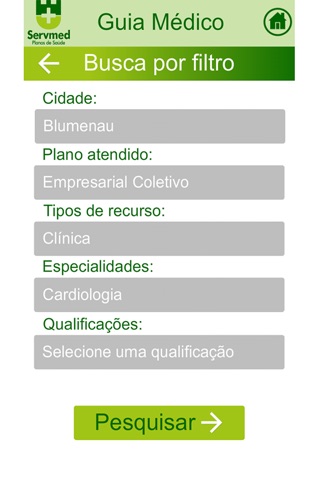 Guia Médico Servmed screenshot 2