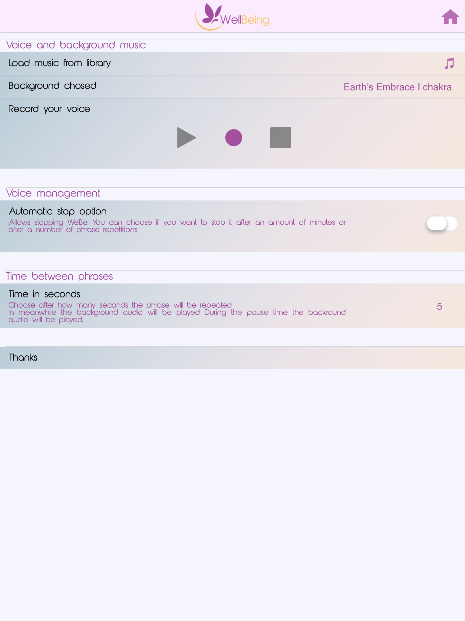 WellBeing healing screenshot 10