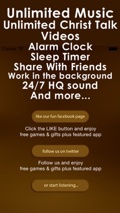 Christian Music, Gospel music and Vatican talk from online internet radio stations broadcasters screenshot 1