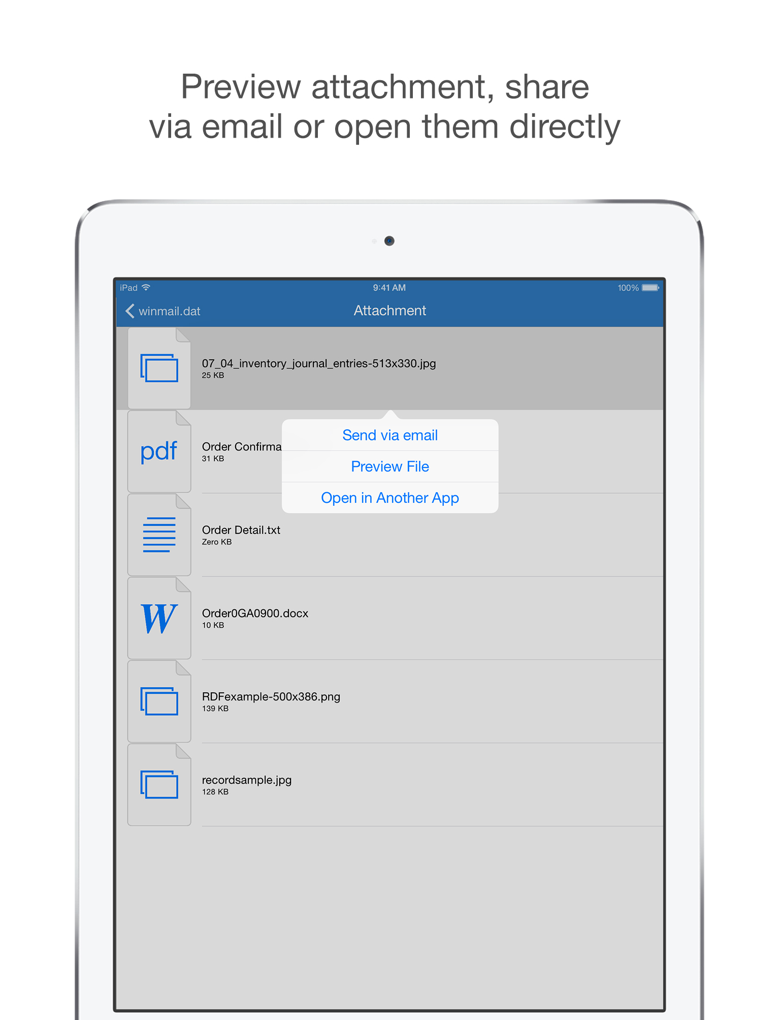 Winmail Opener screenshot 9
