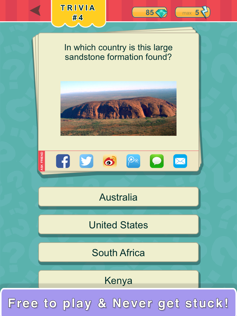 Trivia Quest™ Travel - trivia questions