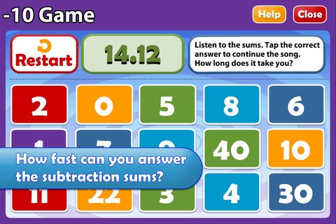 Maths Songs: Subtraction screenshot 4