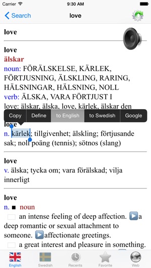 Swedish English dictionary - Svenska engelska ordbok, best t(圖3)-速報App