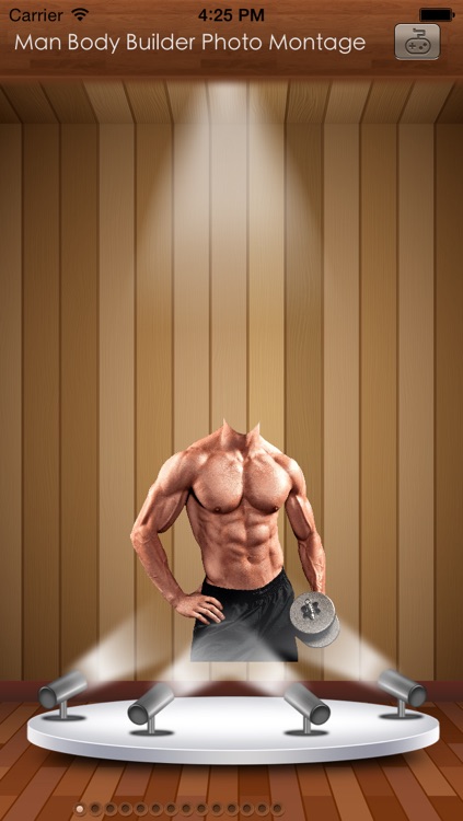 Man Body Builder Photo Montage