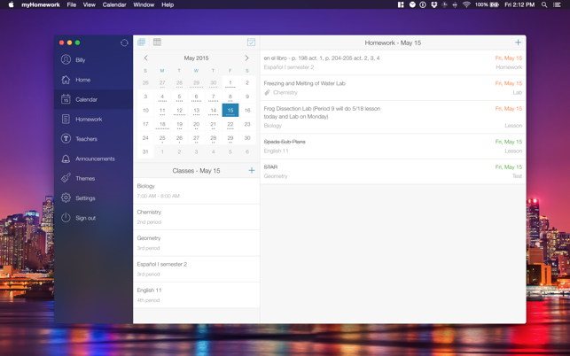 ‎myHomework Student Planner Screenshot