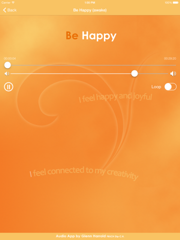 Screenshot #6 pour Be Happy - Hypnosis Audio by Glenn Harrold
