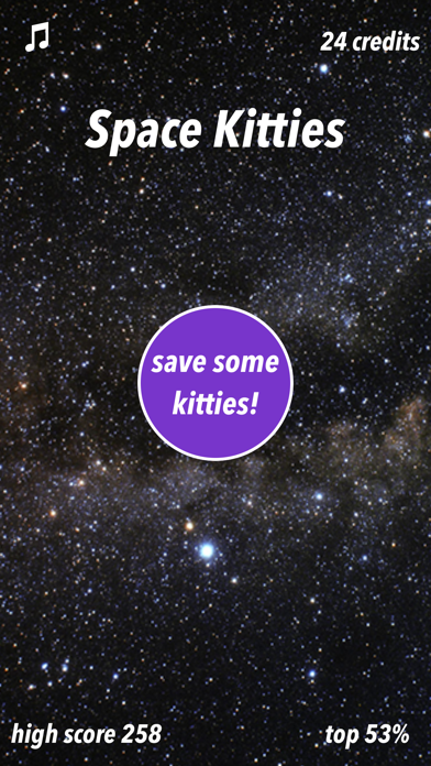 How to cancel & delete Space Kitties - funny game that makes you save kittens by tapping from iphone & ipad 1