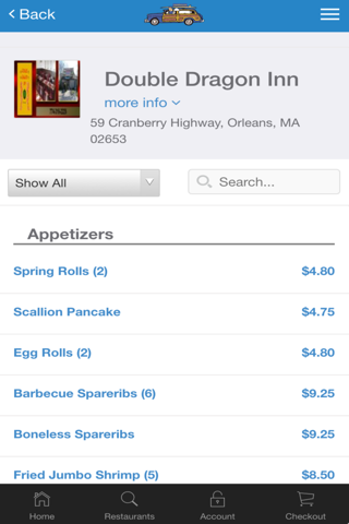 Cape Delivery Restaurant Delivery Service screenshot 3