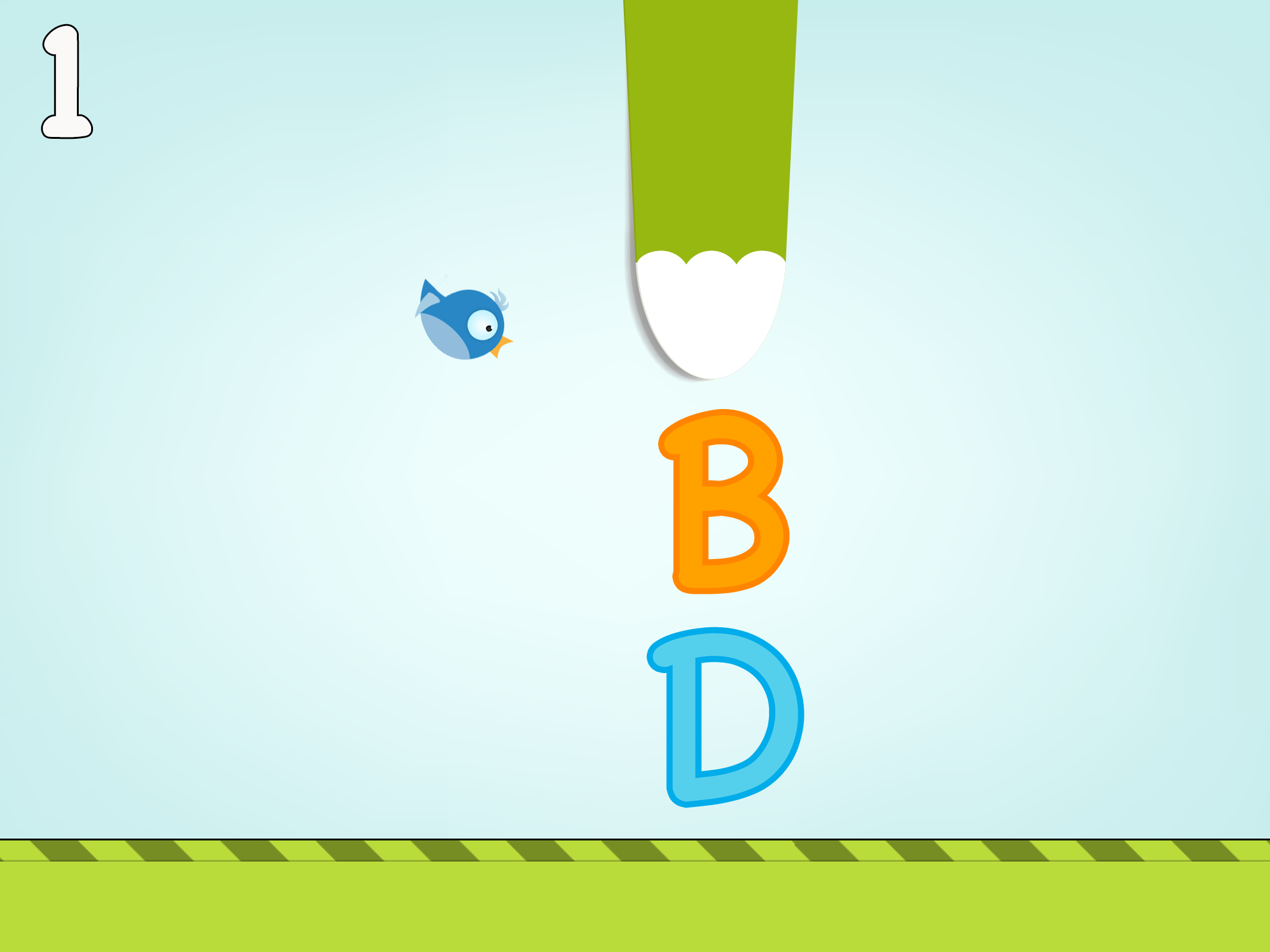 ABC Flappy Game - Learn The Alphabet Letter & Phonics Names One Bird at a Time