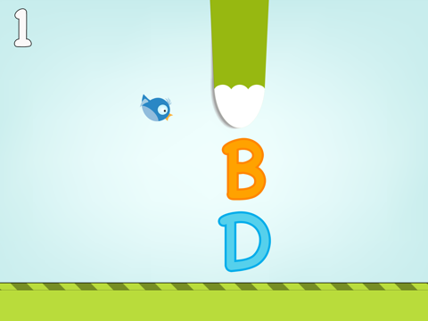 Screenshot #6 pour ABC Flappy Game - Learn The Alphabet Letter & Phonics Names One Bird at a Time