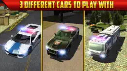 police car parking simulator game - real life emergency driving test sim racing games iphone screenshot 2