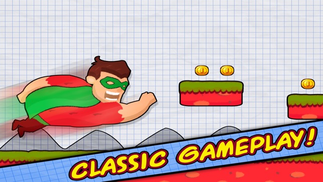 塗鴉英雄跳線 (Doodle Hero Jumper In Scribble Land)(圖2)-速報App