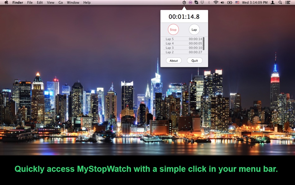 MyStopWatch for Mac OS X - 1.1 - (macOS)
