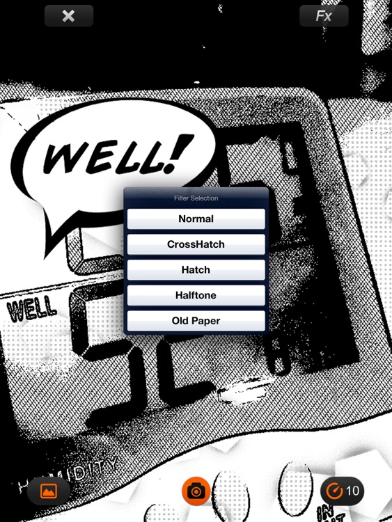 Comic's Camera for iPad free screenshot-3