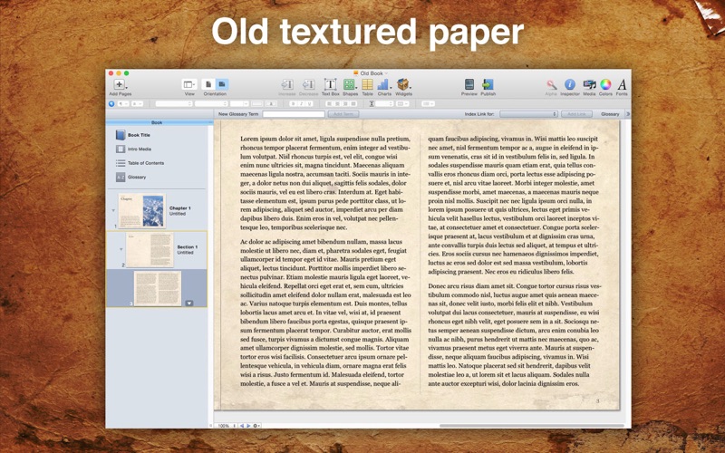 A Plus Old Book Template for iBooks Author thumbnail 2