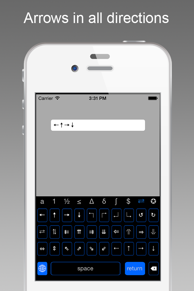 Symbol Keys - An iOS 8 Keyboard Extension