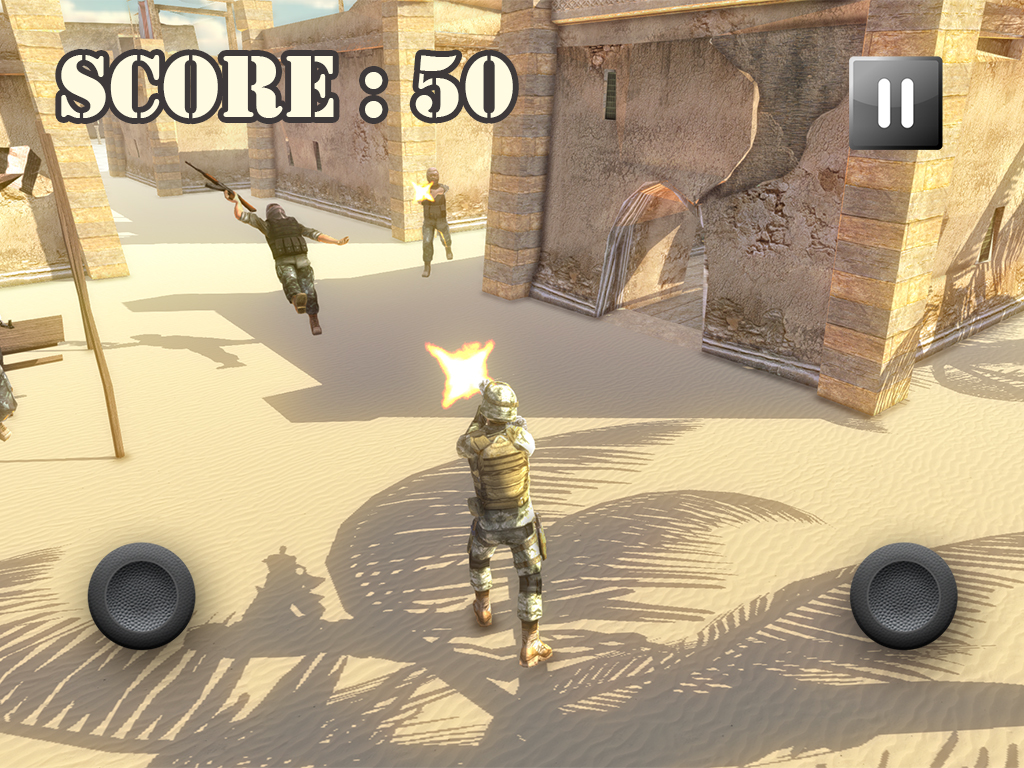 Army Gun Battle - Desert War Free screenshot 7