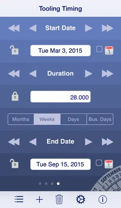 Date Wheel date calculator iPhone image 3
