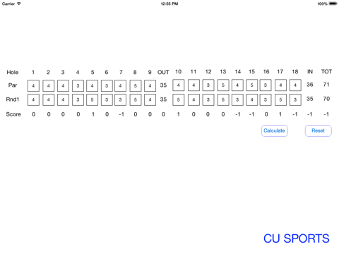 Golf-Scorecard screenshot 4